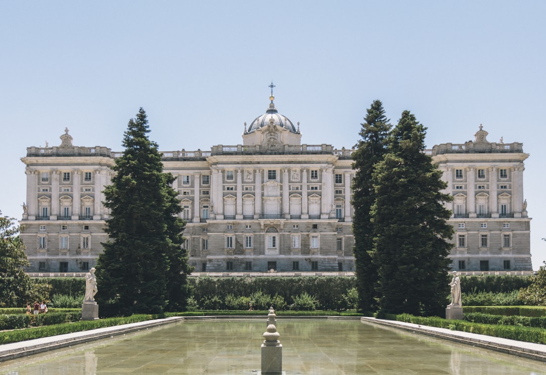The gardens of the Royal Palace in Madrid