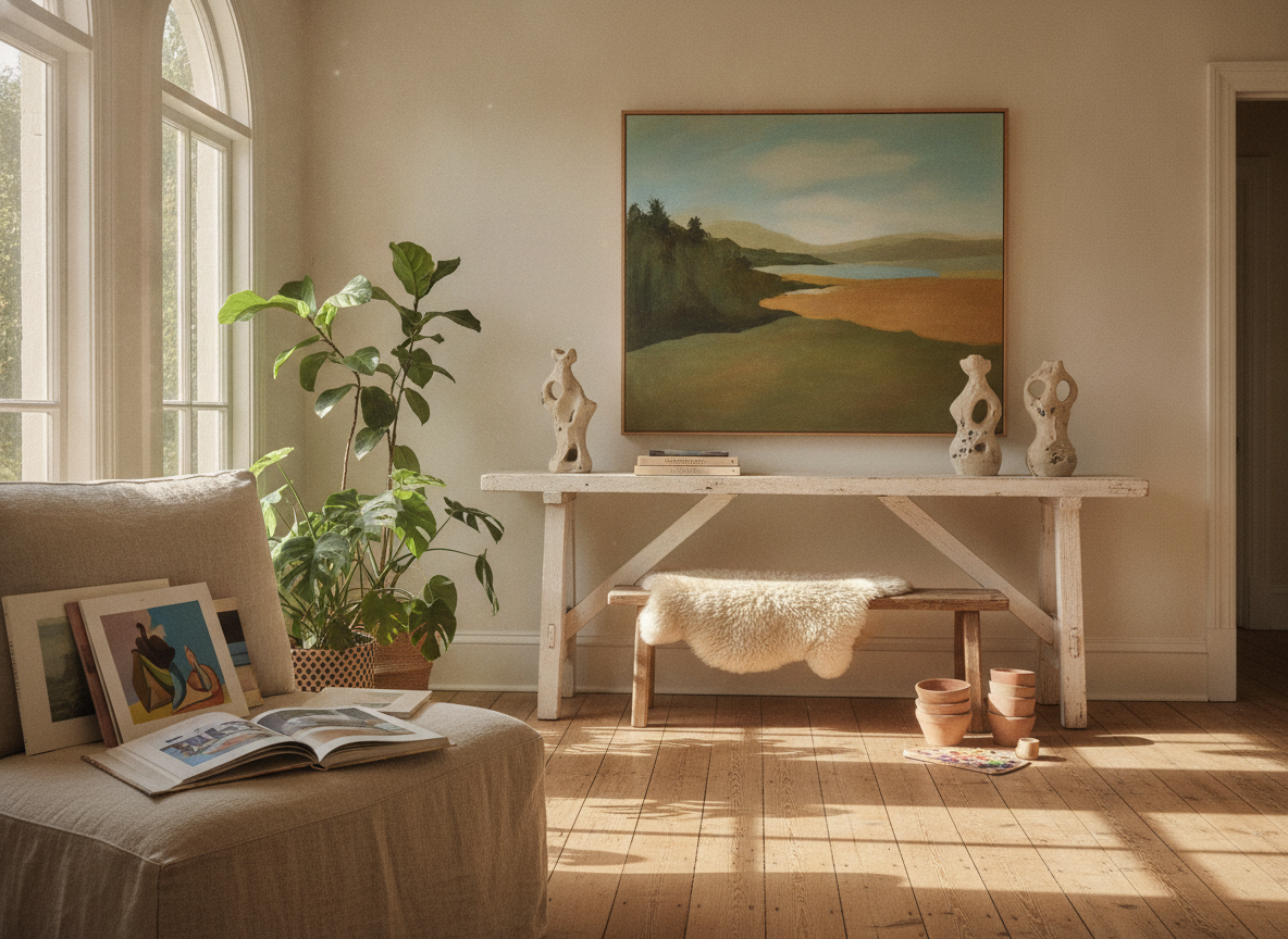 Kunst in je interieur maakt je huis natuurlijk inspirerend